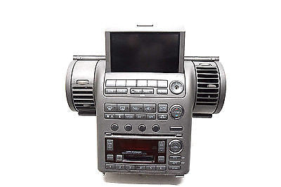 03 04 INFINITI G35 6 DISC CD RADIO CLIMATE CONTROL GPS NAVIGATION SCREEN