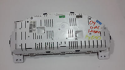 03 04 05 HONDA CIVIC HYBRID SPEEDOMETER CLUSTER
