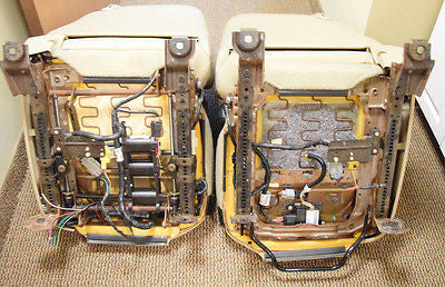 03 04 05 06 FORD MUSTANG LEATHER POWER SEAT SEATS  TAN SET OEM