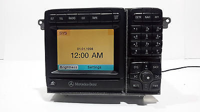 00 01 02 MERCEDES S500 S600 CL500 CL600 NAVIGATION RADIO CD PLAYER
