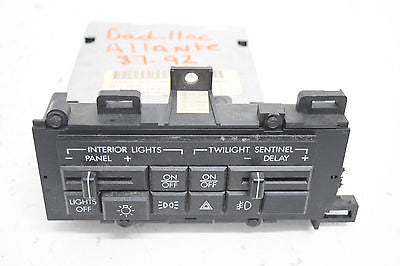 87 88 89 90 91 92 CADILLAC ALLANTE LIGHTING CONTROL CENTER OEM