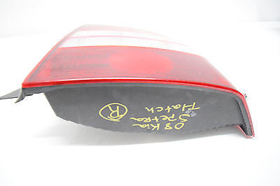 07 08 09 KIA SPECTRA HATCH BACK RIGHT PSSENGER TAIL LIGHT OEM