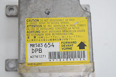 04 MR583654 MITSUBISHI ENDEAVOR/LANCER AIR BAG MODULE ECU COMPUTER E12