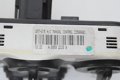 02 03 04 05 SATURN VUE CLIMATE CONTROL OEM
