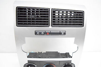 05 06 07 DODGE CHARGER MAGNUM CLIMATE CONTROL DASH BEZEL SILVER