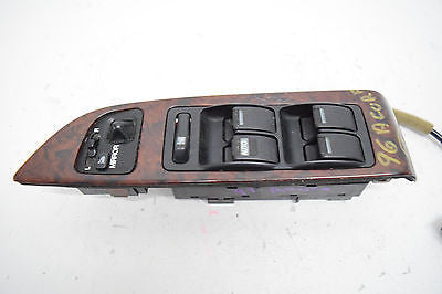 96 97 98 99 00 01 ACURA RL LEFT DRIVER MASTER WINDOW SWITCH OEM WOODGRAIN
