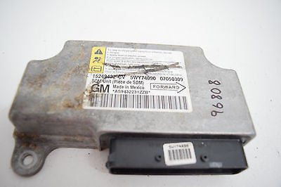 05 CHEVY COBLAT PURSUIT AIRBAG CONTROL MODULE 15249432