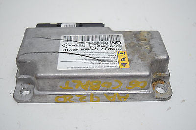 06 07 CHEVY COBALT AIRBAG SRS CONTROL MODULE UNIT 2729011