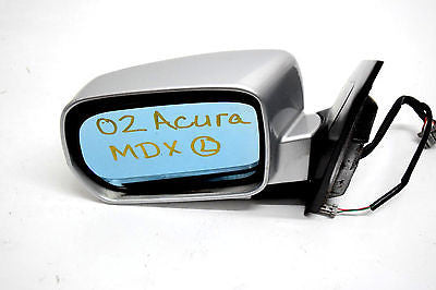 01 02 03 04 05 06 ACURA MDX LEFT DRIVER SIDE VIEW MIRROR SILVER/BLACK TRIM