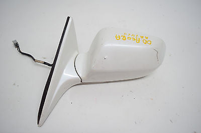 99 00 01 ACURA TL LEFT DRIVER SIDE VIEW MIRROR WHITE