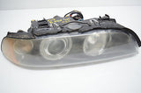 04 05 06 BMW X5 HID RIGHT PASSENGER HEADLIGHT BROKE MOUNTING TABS