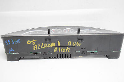 04 05 AUDI ALLRAOD ALL-RAOD SPEEDOMETER INSTURMENT CLUSTER