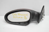 00 01 NISSAN ALTIMA LEFT DRIVER MIRROR MAROON BLACK TRIM