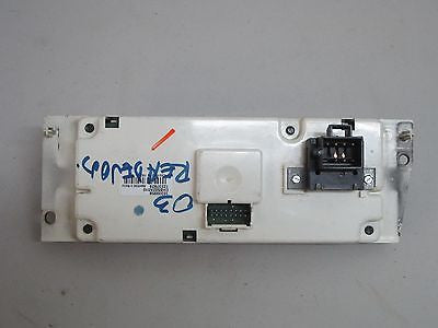 02 03 04 05 06 07 BUICK RENDEZVOUS CLIMATE CONTROL MANUAL CHROME