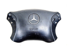 00 01 02 MERCEDES C240 C320 DRIVER AIRBAG WITH PHONE AND CRUISE CONTROL SWITCH