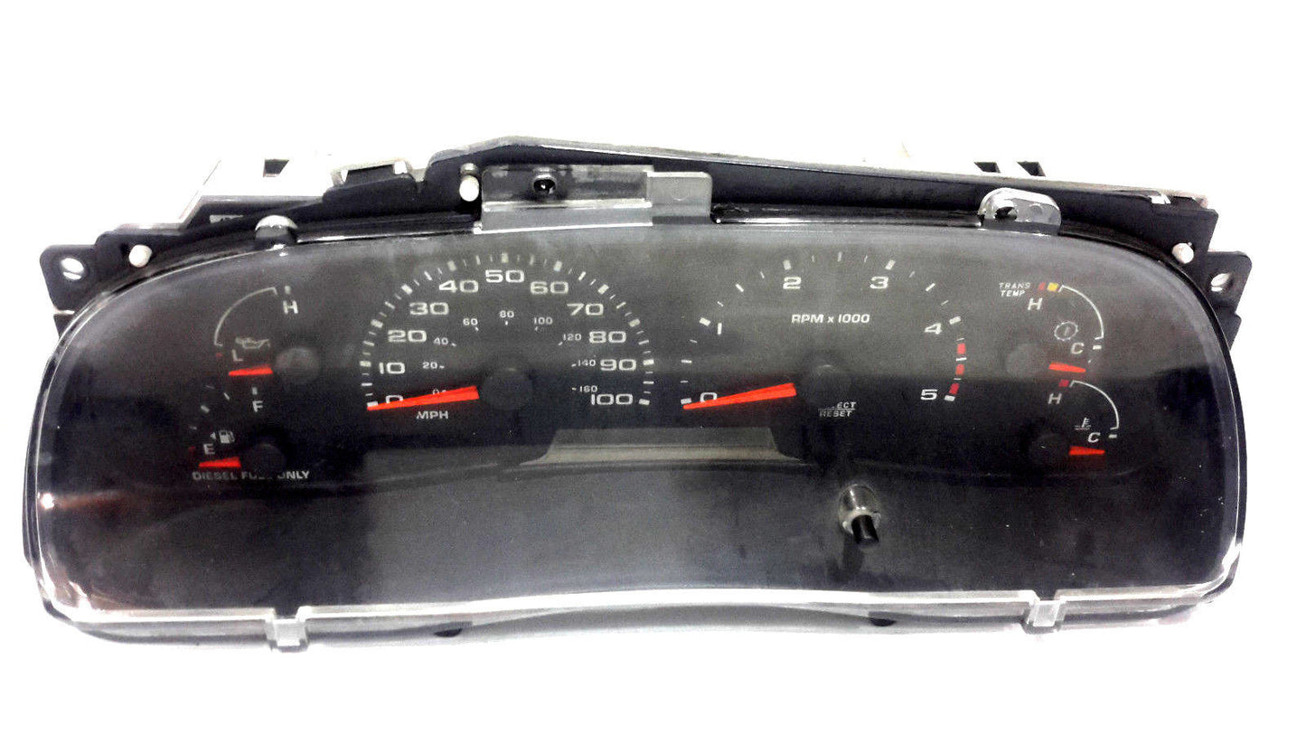 00 01 02 03 04 FORD F250 DIESEL SPEEDOMETER INSTRUMENT CLUSTER