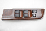 99 00 01 02 NISSAN PATHFINDER LEFT DRIVER MASTER WINDOW SWITCH WOOD GRAIN
