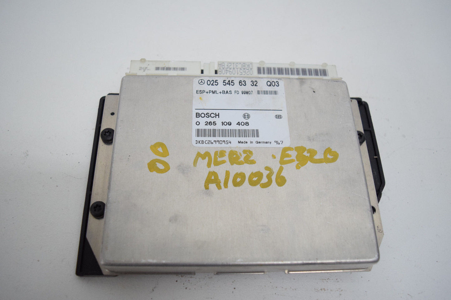 98 99 00 01 02 MERCEDES ESC ELECTRONIC STABILITY CONTROL COMPUTER OEM 0255456332