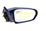 02 03 04 05 HONDA CIVIC RIGHT PASSENGER MIRROR BLUE