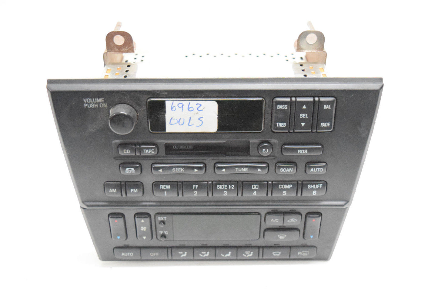 00 01 02 LINCOLN LS RADIO CASSETTE PLAYER DUEL DUAL CLIMATE CONTROL OEM