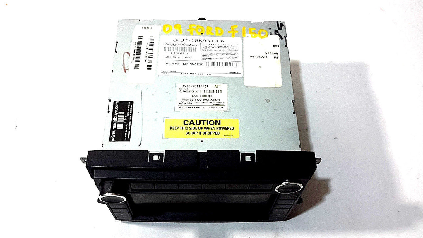 07 08 09 FORD F150  NAVIGATION CD PLAYER RADIO