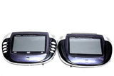 XDVD270 7 INCH WIDE SCREEN DVD PLAYER PAIR SET WITH MEDIA STORAGE