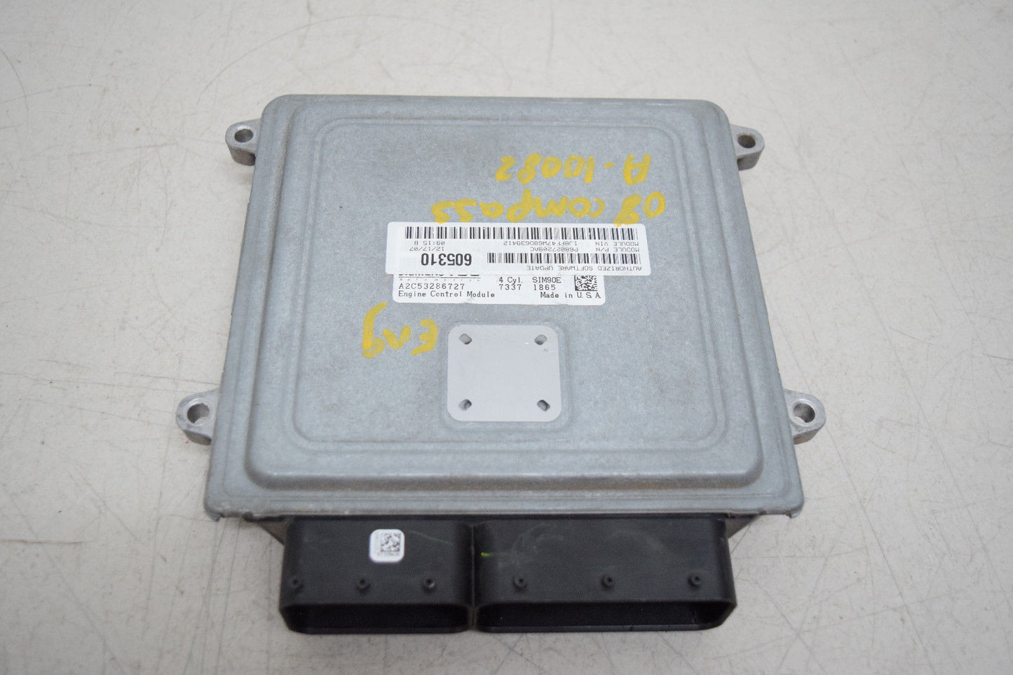 07 08 DODGE COMPASS PATRIOT ECU ECM ENGINE COMPUTER P68027209AC