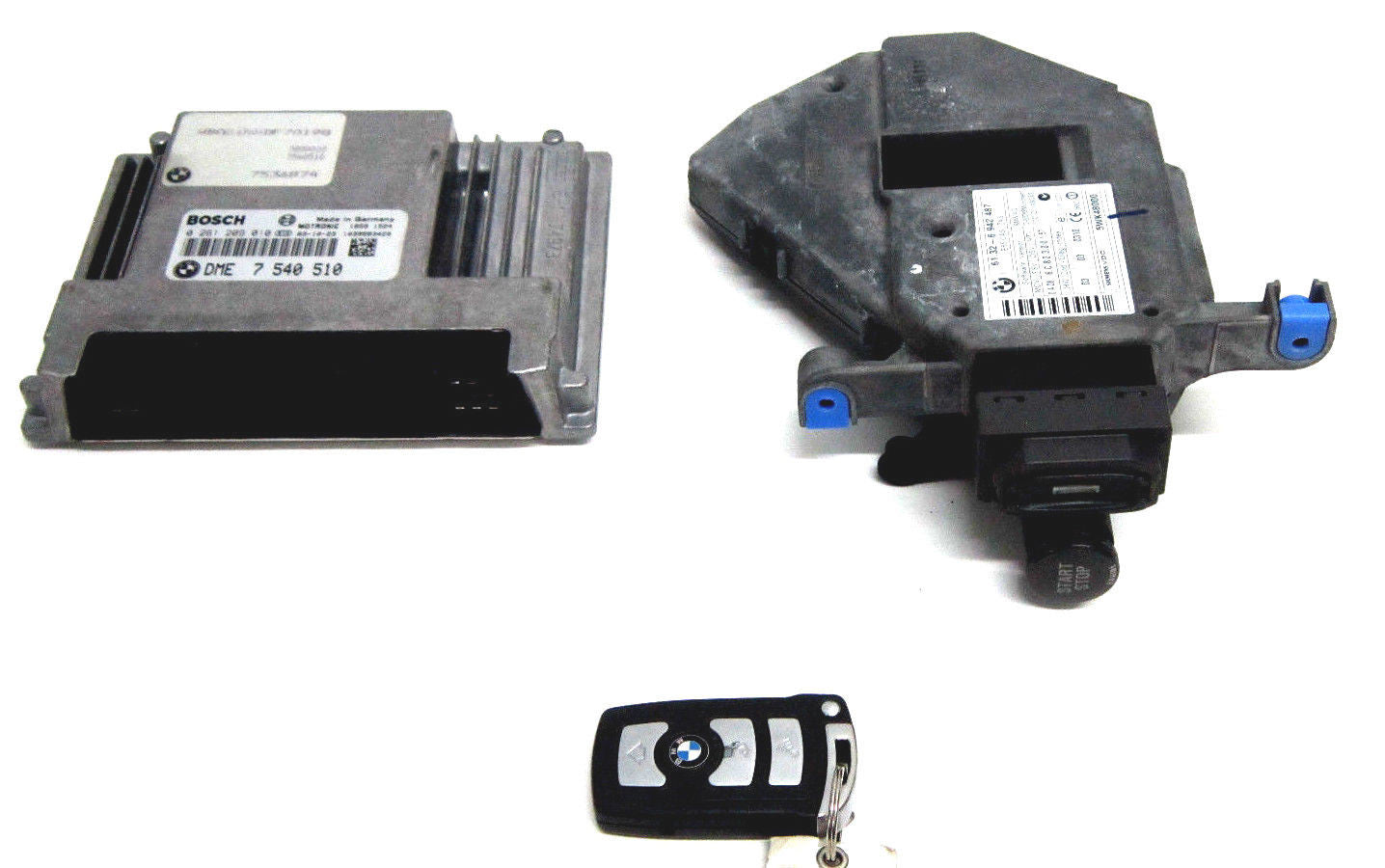 02 03 04 05 745I 745IL ENGINE COMPUTER KEY SET IGNITION MODULE