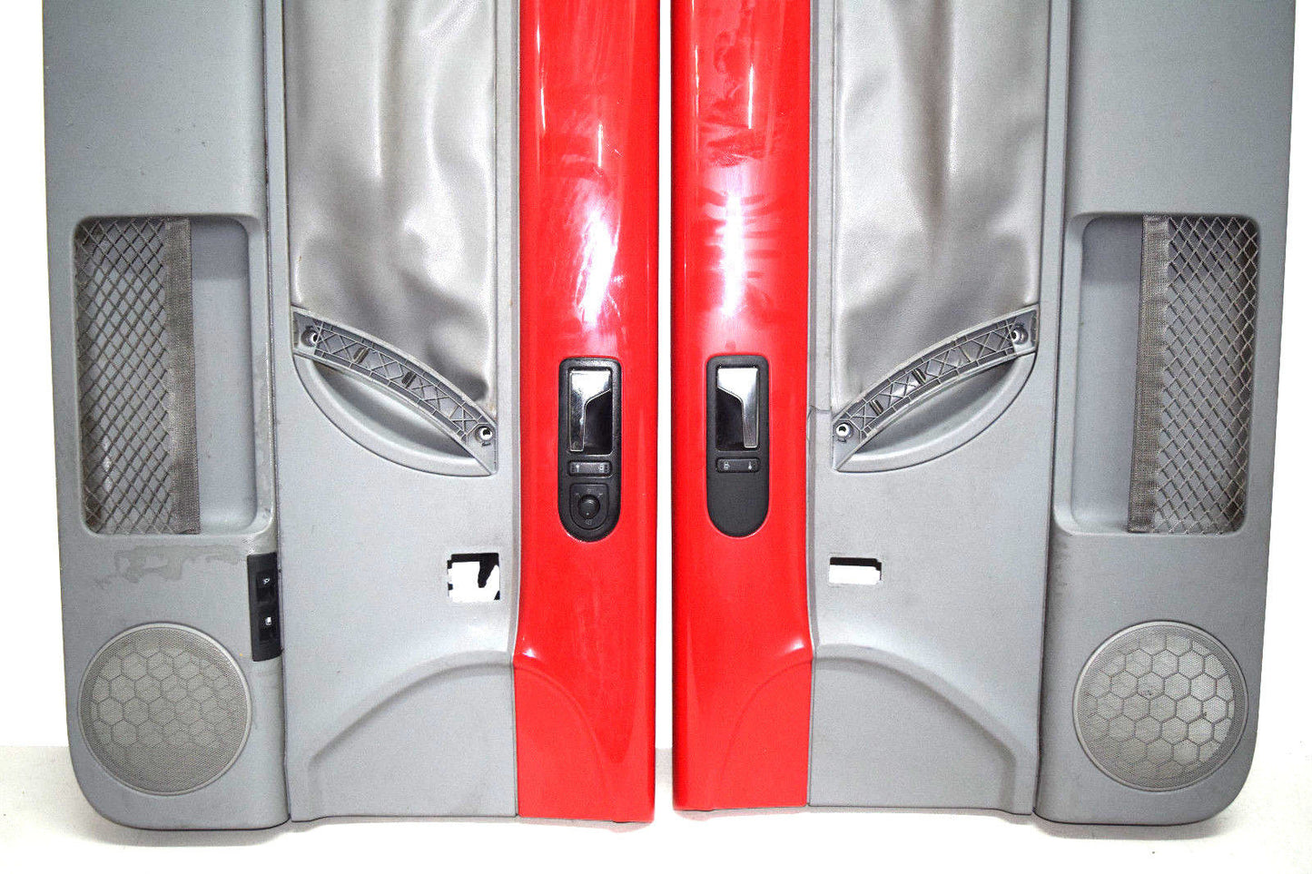 99 00 01 02 03 04 05 06 07 08 09 VW BEETLE DOOR PANEL LEFT RIGHT SET RED GRAY