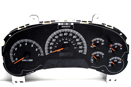 02 03 04 GMC ENVOY SPEEDOMETER INSTRUMENT CLUSTER NO COVER