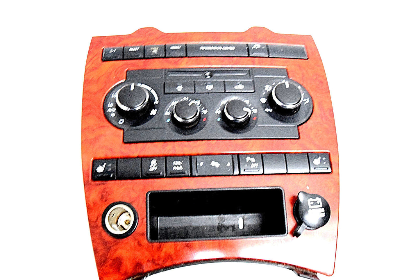 05 06 07 JEEP GRAND CHEROKEE COMMANDER WOODGRAIN CLIMATE CONTROL