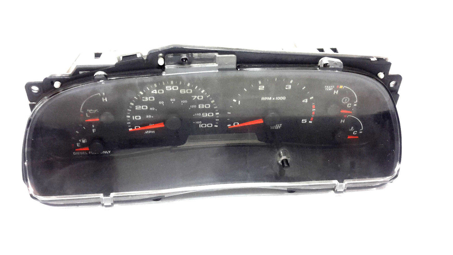 00 01 02 03 04 FORD F250 DIESEL SPEEDOMETER INSTRUMENT CLUSTER