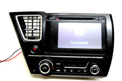 14 15 16 HONDA CIVIC TOUCH SCREEN RADIO CLIMATE CONTROL BLUETOOTH  DVD PLAYER