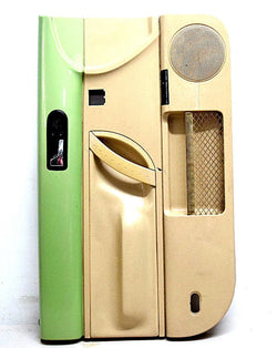 99 00 01 02 03 04 05 06 07 08 09 VW BEETLE DRIVER DOOR PANEL LIME GREEN TAN