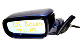 99 00 01 ACURA TL LEFT DRIVER SIDE VIEW MIRROR AQUA BLUE