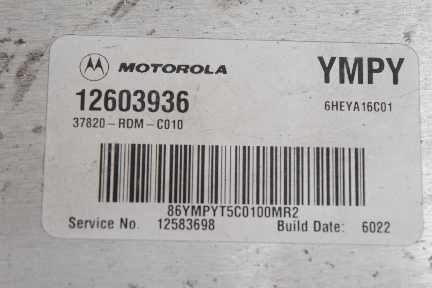 04 05 06 SATURN VUE ECU ECM ENGINE COMPUTER 12603936 OEM