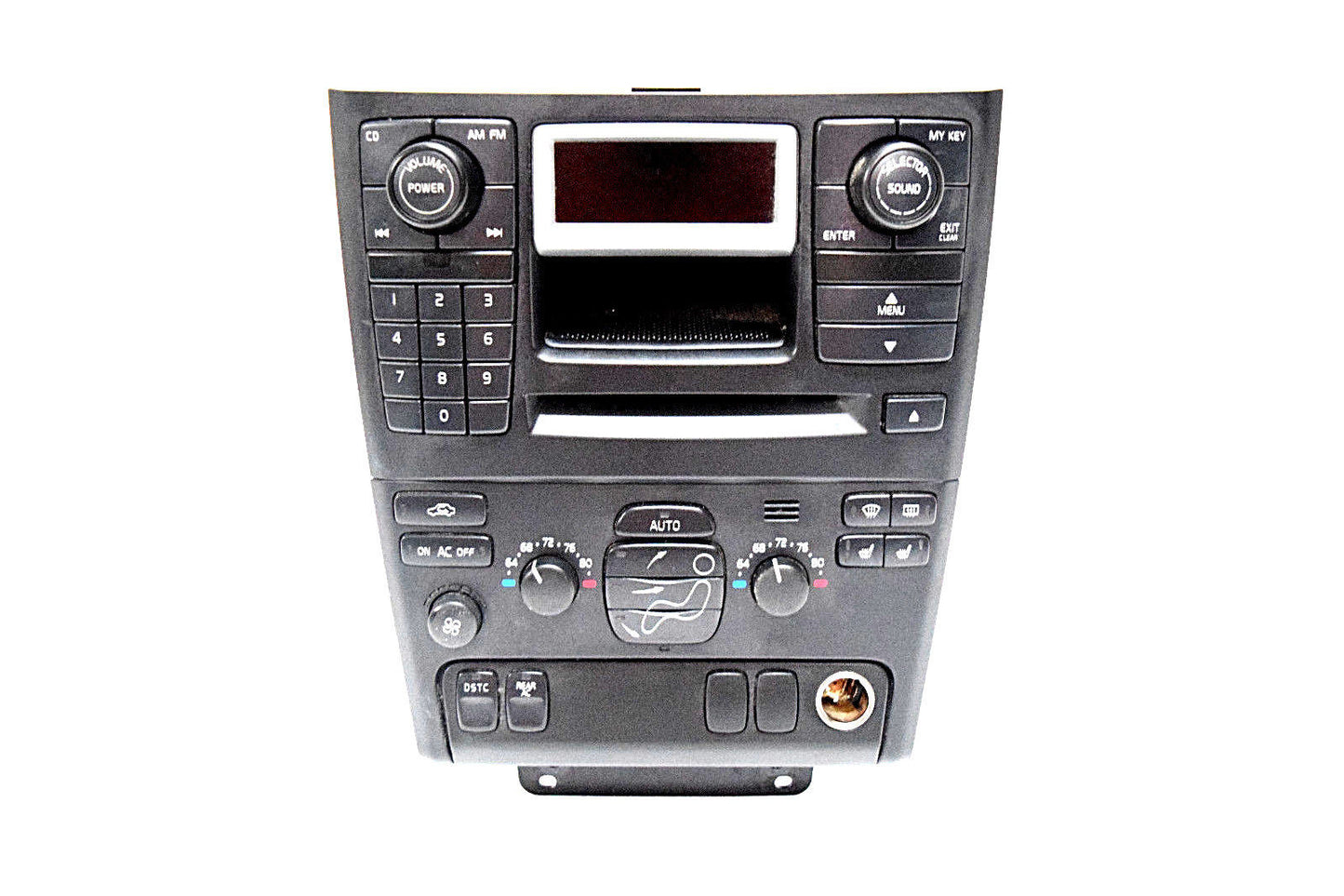 03 04 05 06 VOLVO XC90 RADIO CD PLAYER CLIMATE CONTROL INFO SCREEN