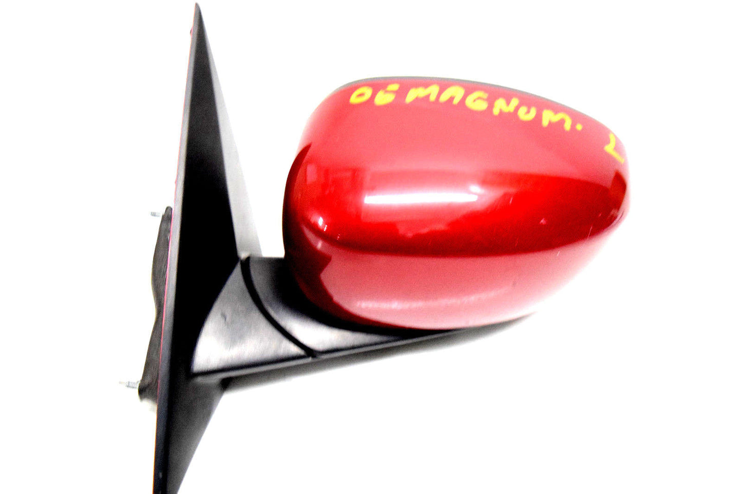 05 06 07 08 DODGE MAGNUM LEFT DRIVER SIDE MIRROR RED BLACK TRIM
