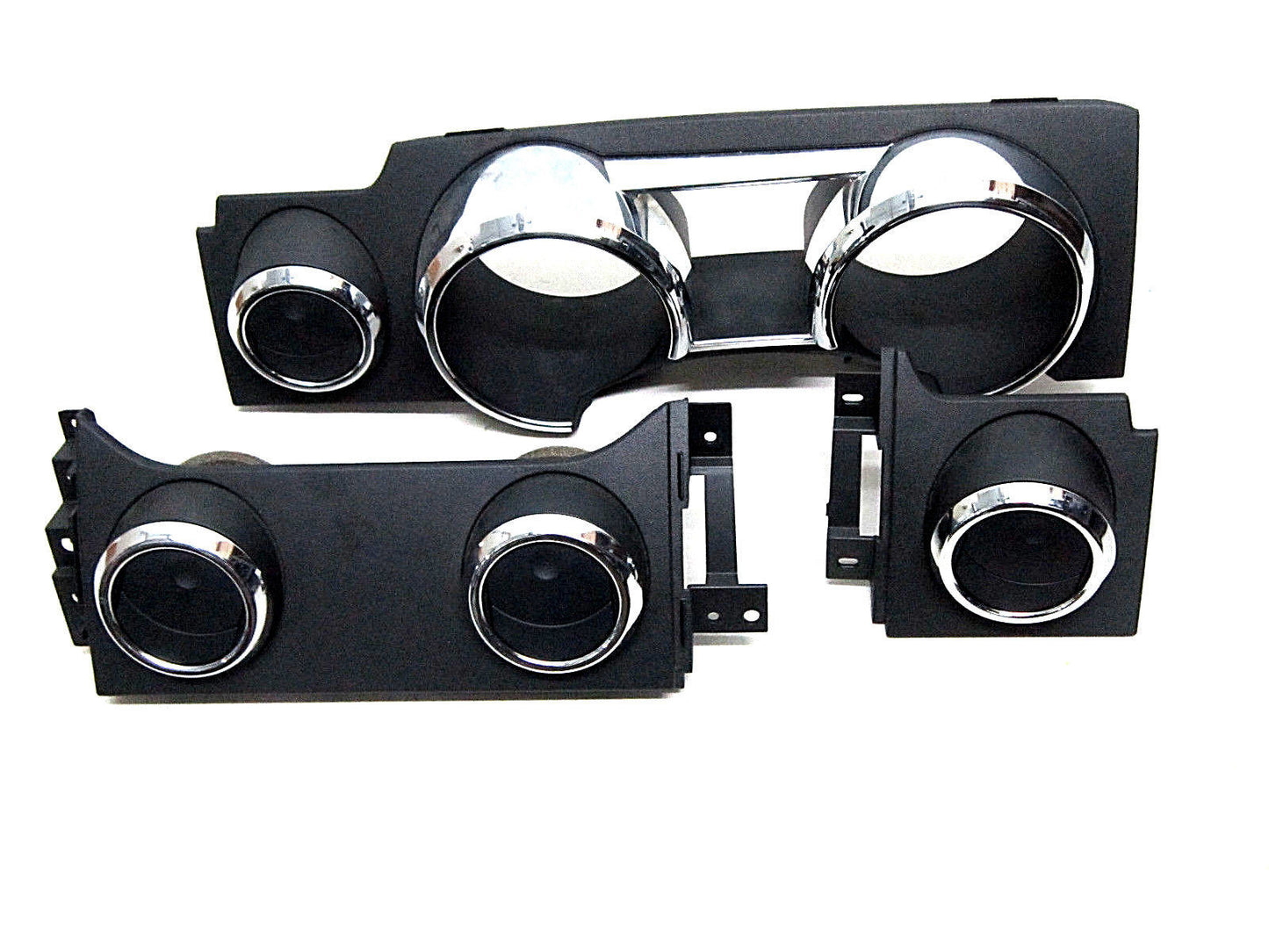 05 06 07 08 09 FORD MUSTANG BLACK CHROME DASH VENTS SPEEDOMETER BEZEL