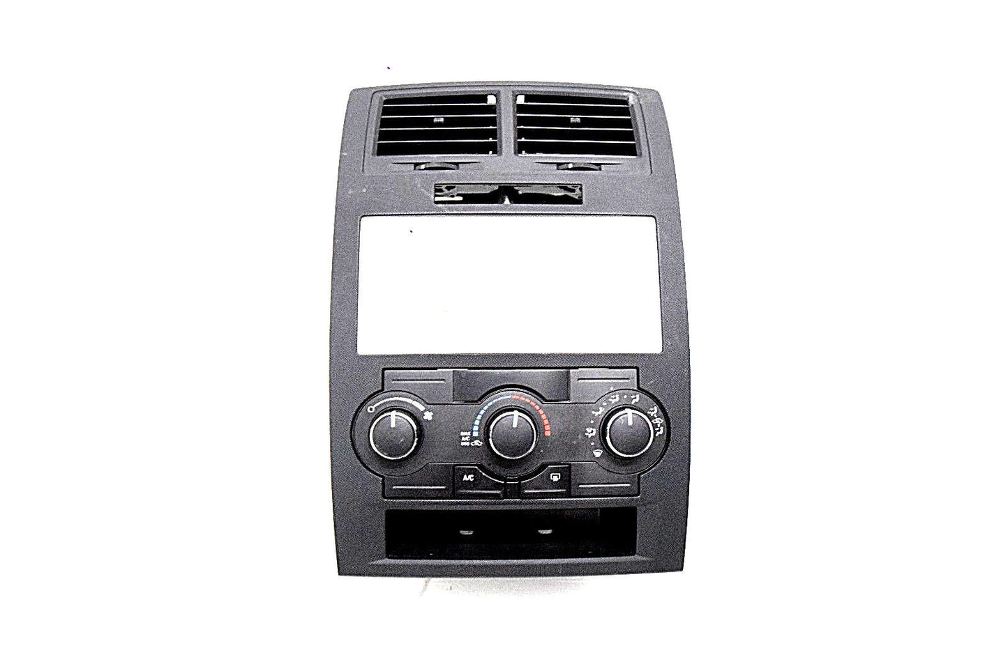 08 09 10 DODGE CHARGER CLIMATE CONTROL RADIO DASH BEZEL VENTS BLACK
