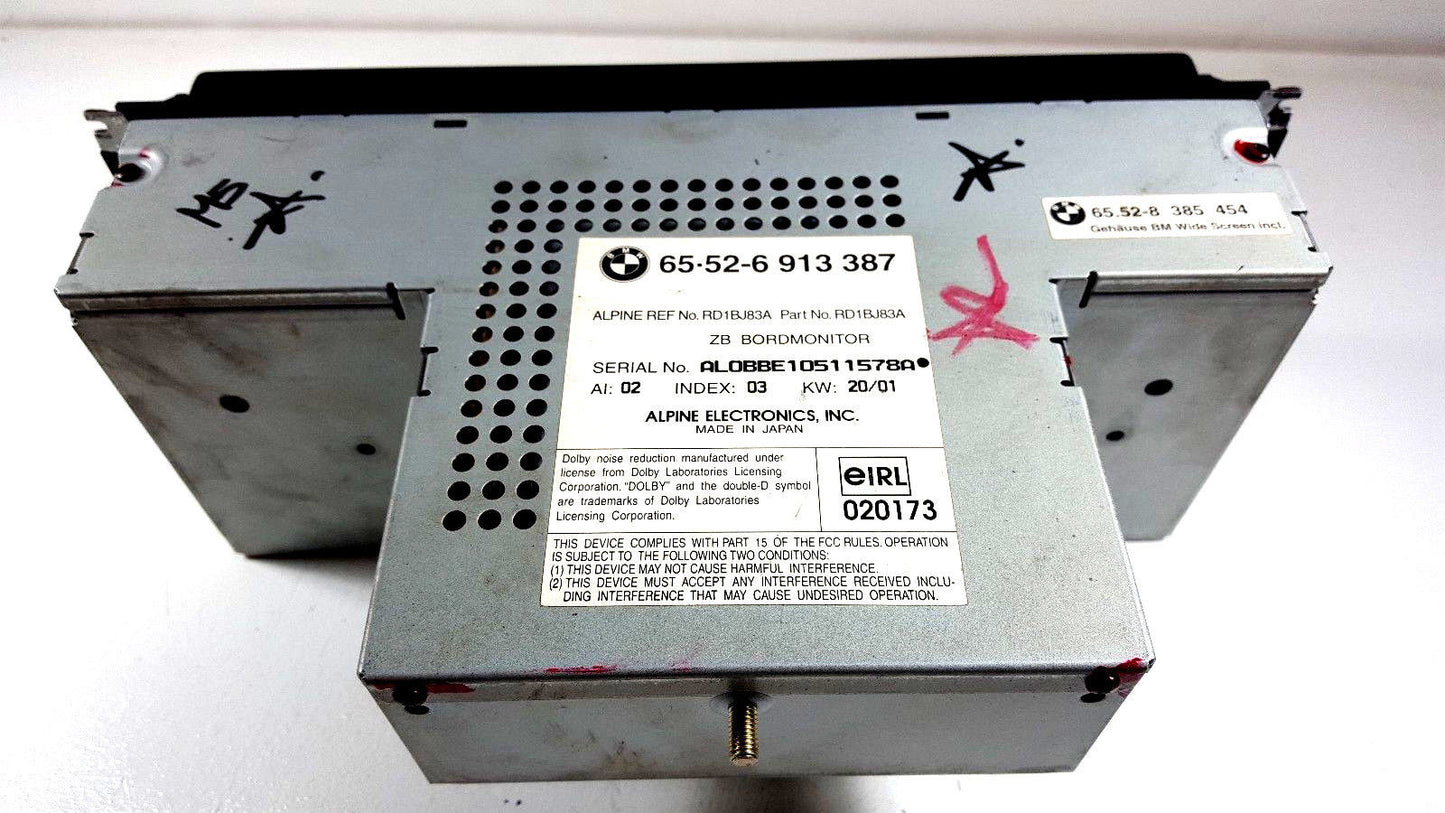 01 02 03 04 05 06 BMW M5 540i 530i X5 740i E53 E38 RADIO NAVIGATION WIDE SCREEN