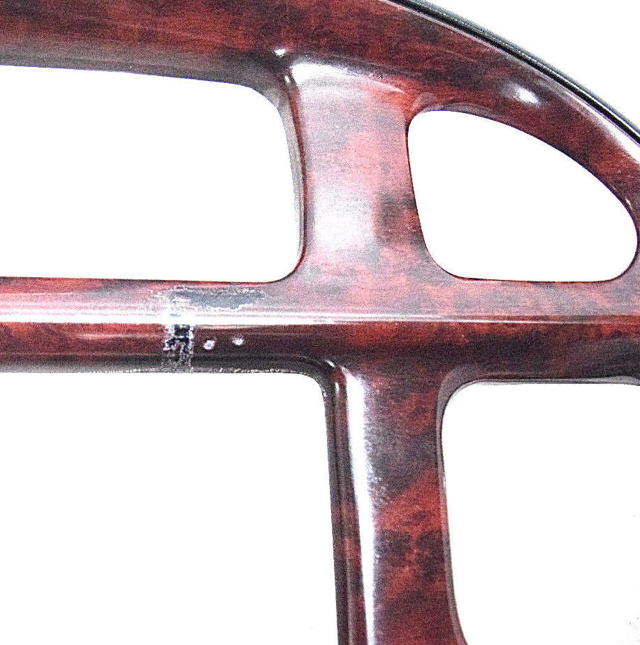 98 99 00 01 DODGE RAM SPEEDOMETER RADIO DASH BEZEL WOODGRAIN NO CRACKS