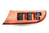 02 03 04 INFINITI I35 LEFT DRIVER MASTER WINDOW SWITCH LIGHT WOOD GRAIN