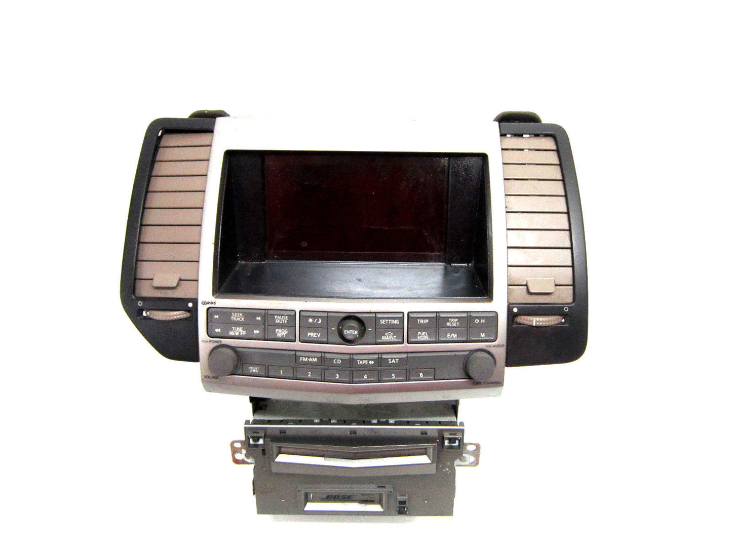 04 05 NISSAN MAXIMA  INFO SCREEN 6 CD RADIO CONTROL CLIMATE CONTROL CD PLAYER