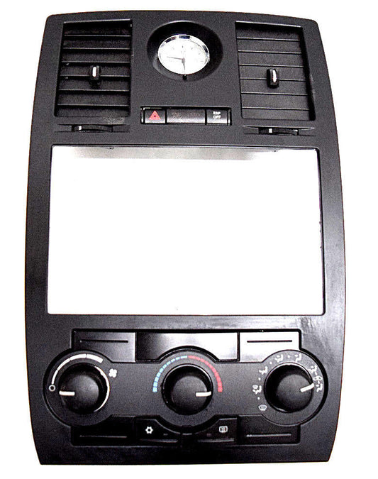 05 06 07 CHRYSLER 300 DOUBLE DIN DASH BEZEL BLACK