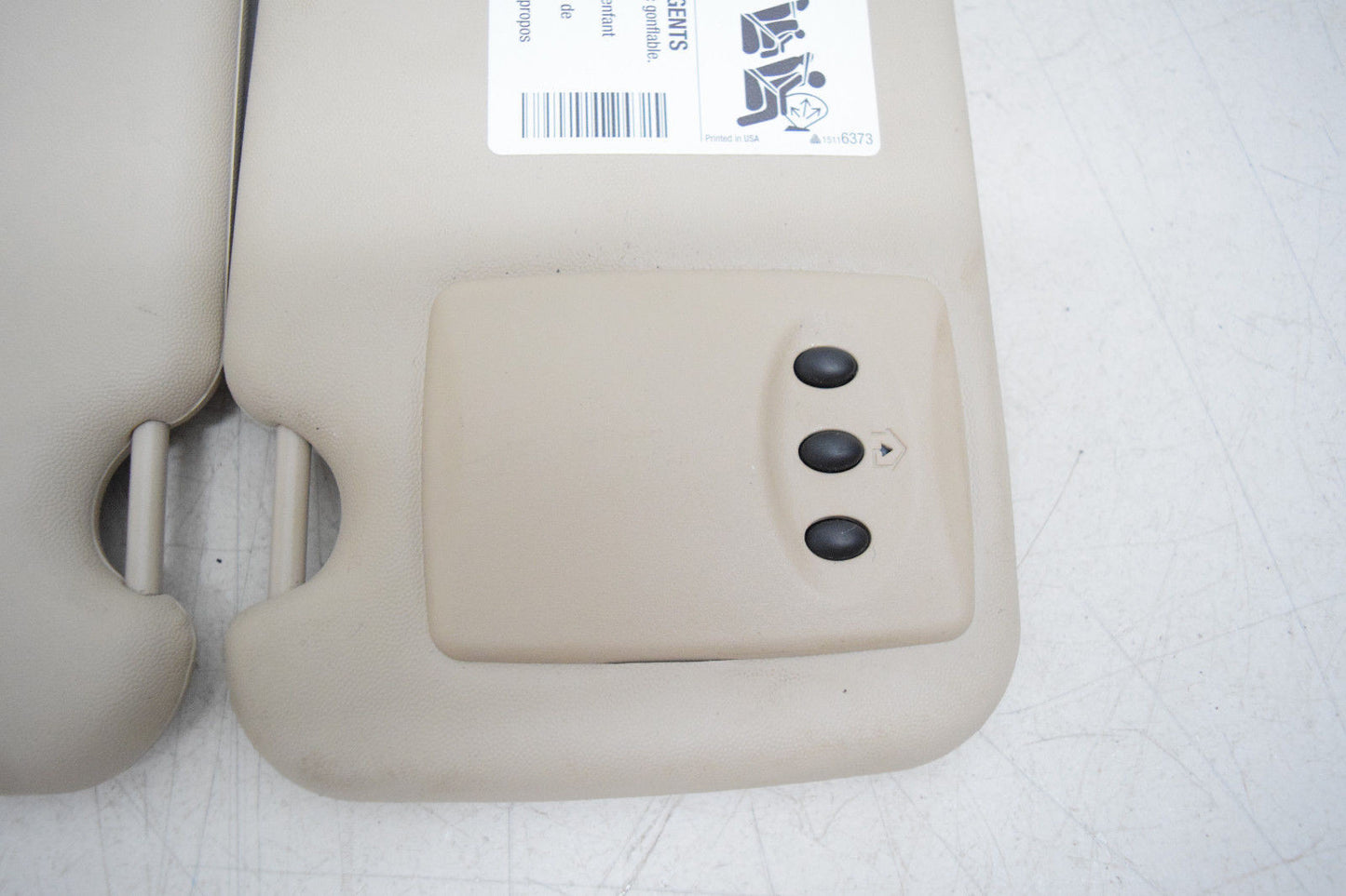 01 02 03 04 05 06 HYUNDAI ELANTRA SUNVISOR SUN VISORS TAN
