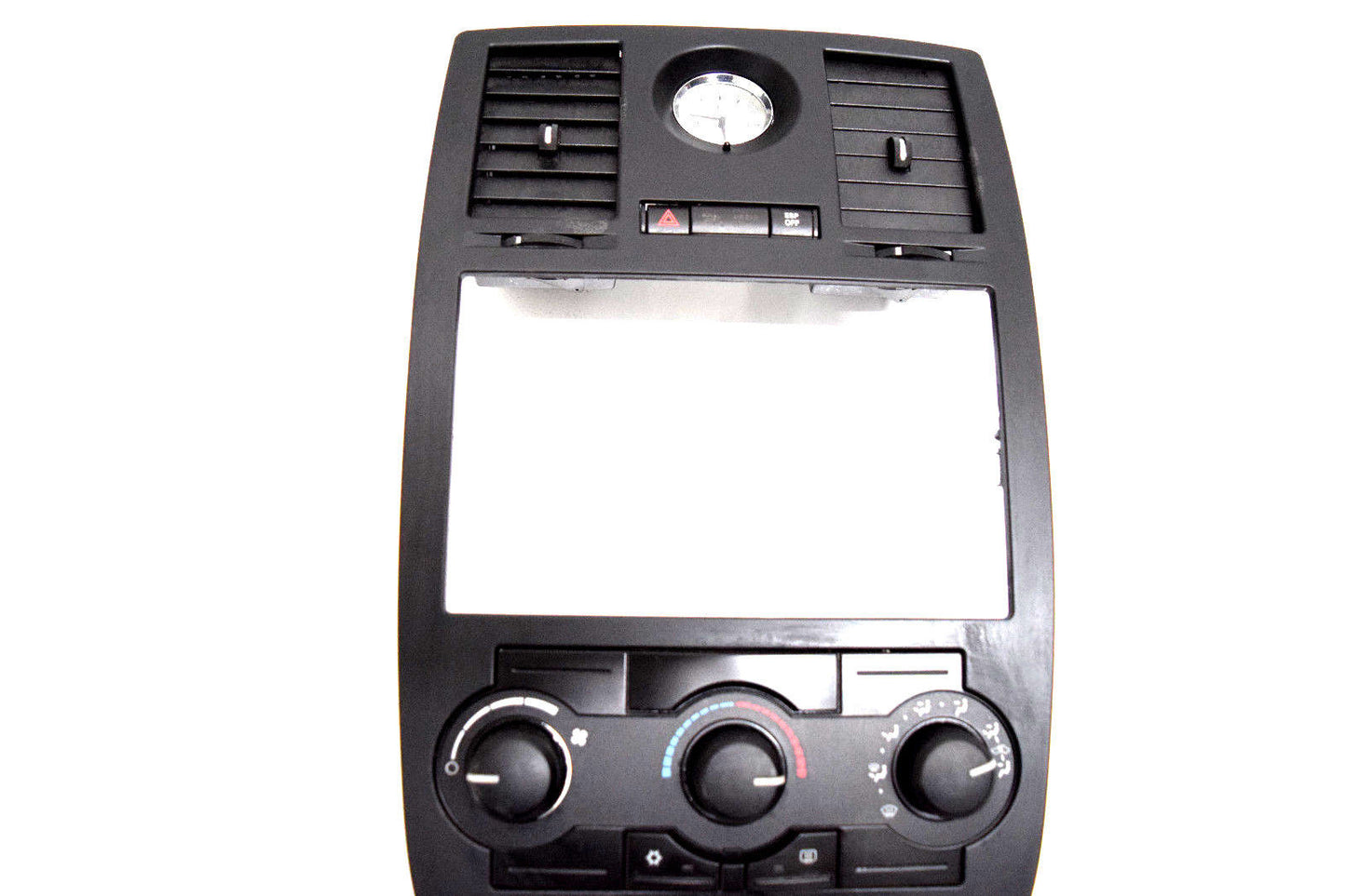 05 06 07 CHRYSLER 300 DOUBLE DIN DASH BEZEL BLACK