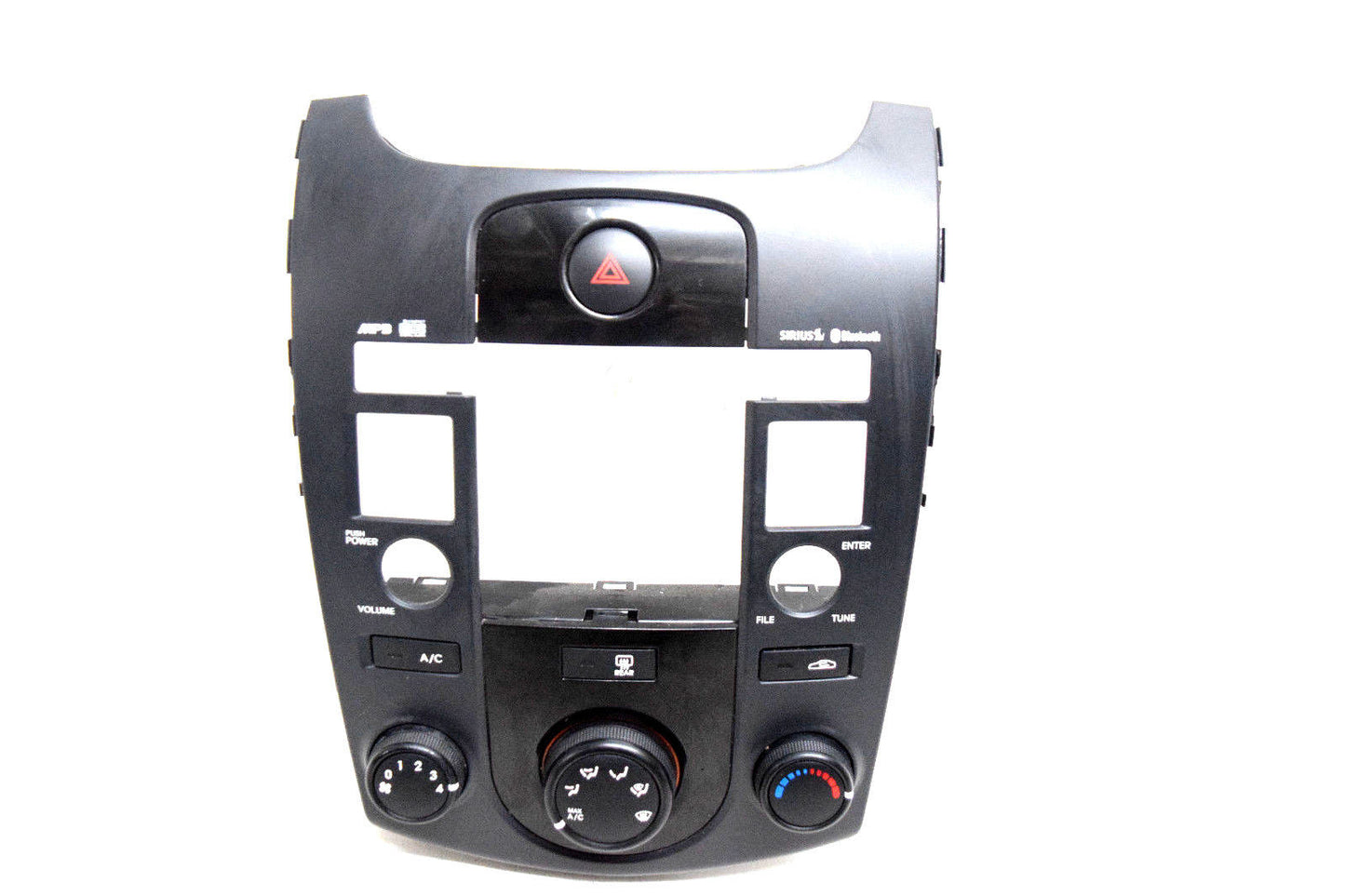 10 11 12 13 KIA FORTE CLIMATE CONTROL RADIO DASH BEZEL OEM