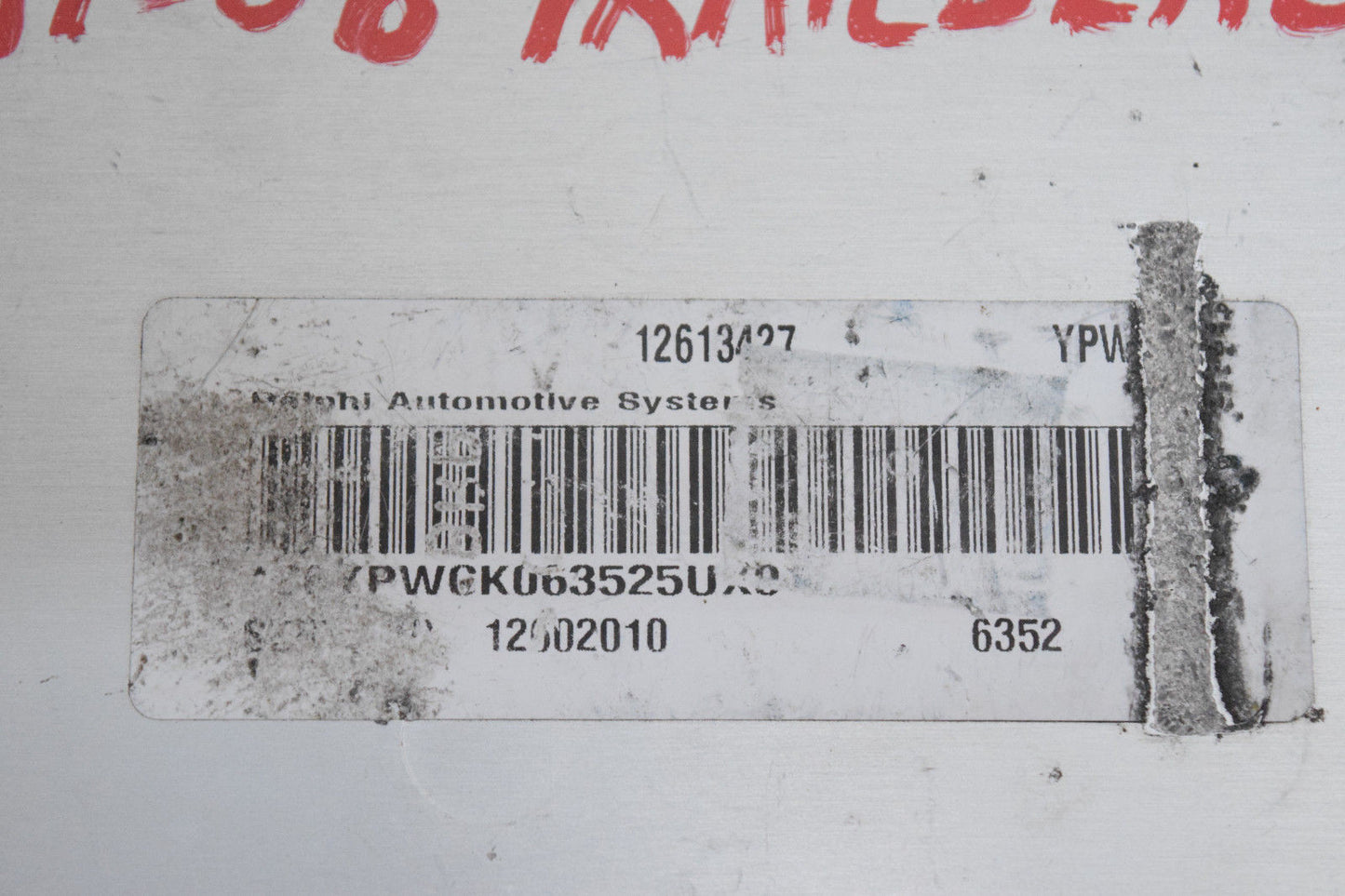 07 08 CHEVY TRAILBLAZER ENVOY ENGINE COMPUTER ECU ECM 12613427 OEM