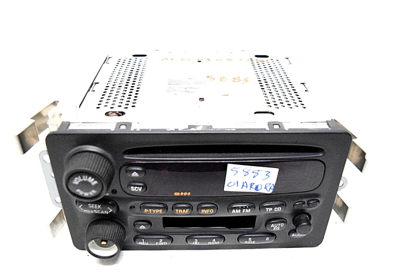 01 OLDSMOBILE AUROA RADIO CD CASSETTE PLAYER OEM MISSING KNOB COVER